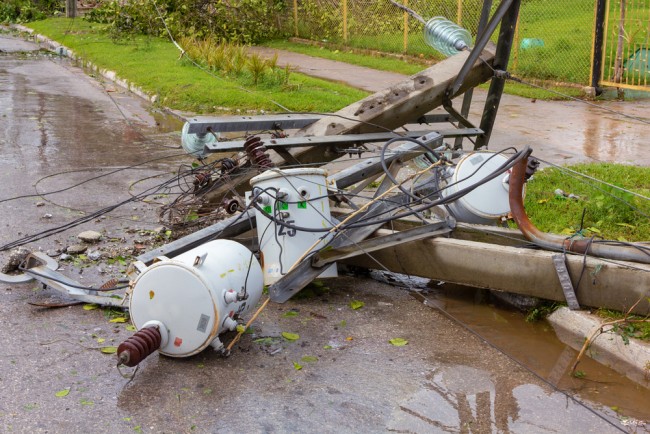 Kuba drabbas av ett stort näthaveri, Havanna faller in i mörker