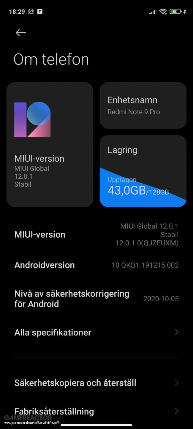 Xiaomi Redmi Note 9 Pro