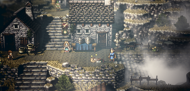 Smuttar vidare i Octopath Traveler till Switch