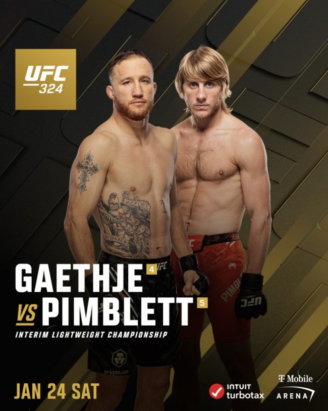 Justin Gaethje vs. Paddy Pimblett: Tider och hur man tittar på UFC 324 i helgen