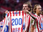 Antoine Griezmann blir den f&ouml;rsta Atl&eacute;tico de Madrid-spelaren att g&ouml;ra 200 m&aring;l under 5-1-krossen av Frankfurt