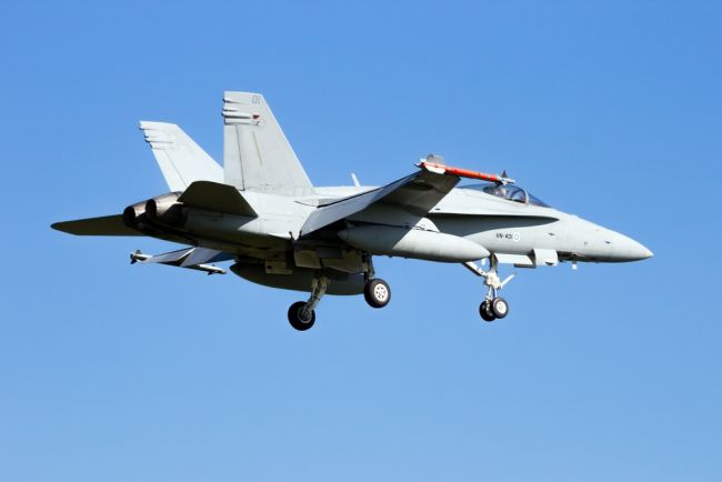 Flygvapnets F/A-18 Hornet-plan störtar nära Rovaniemi