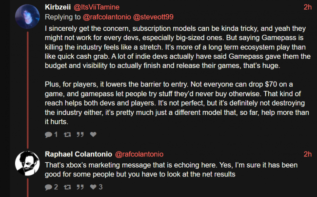 Arkane‑grundaren tar strid mot Game Pass: "Ohållbart och skadligt"