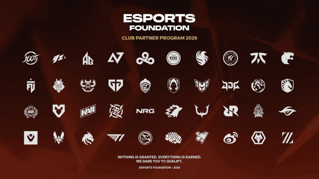 Esports Foundation avslöjar sina 40 Club partnerorganisationer för 2026