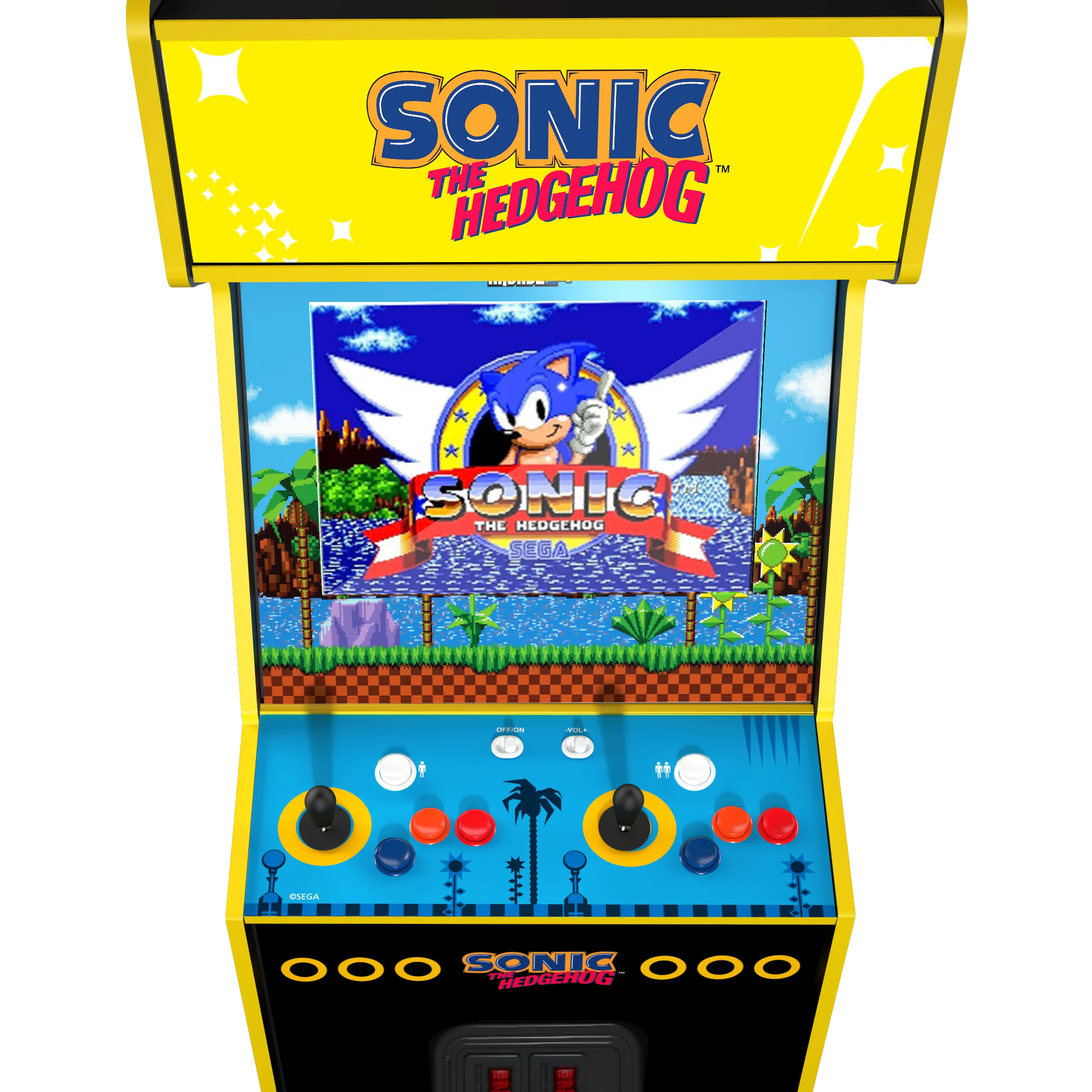 Sonic får kunglig behandling med två nya arkadmaskiner