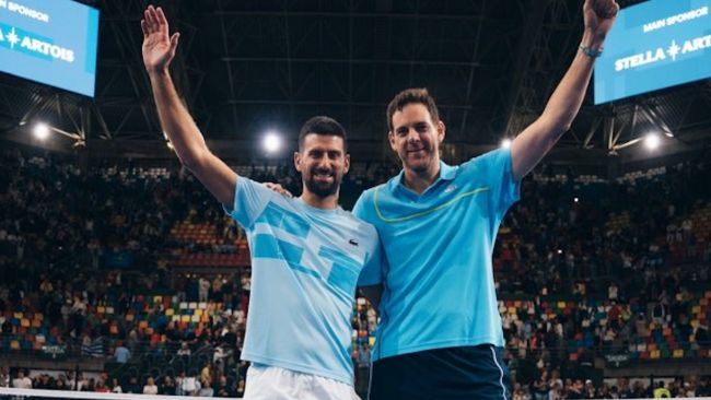 Juan Martín del Potro tackar Djokovic efter hans rörande avskedsmatch i Argentina