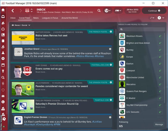 Football Manager 2018