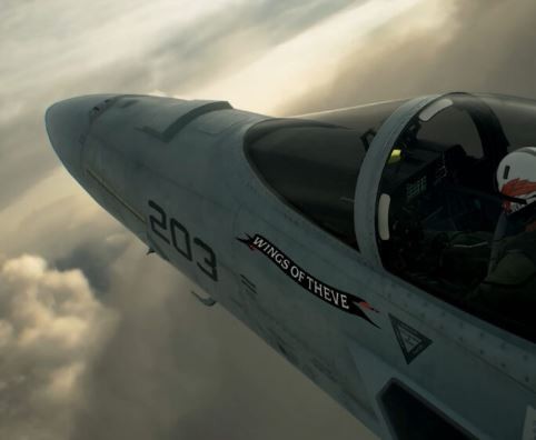 Kolla in den imponerande grafiken i Ace Combat 8: Wings of Theve