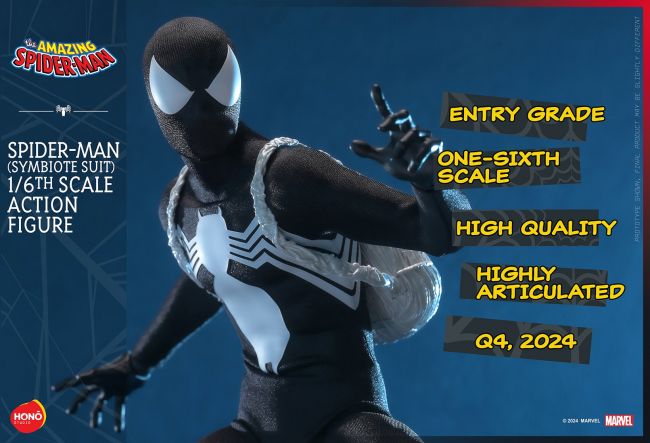 Hot Toys visar upp ny figur av Spider-Man med symbioten