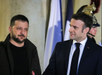 Zelensky s&ouml;ker st&ouml;d i Paris n&auml;r kriget i Mellan&ouml;stern avleder uppm&auml;rksamheten fr&aring;n Ukraina