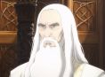 Christopher Lee &aring;terv&auml;nder som Saruman i filmen The Lord of the Rings: The War of the Rohirrim