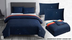 Ta med kosmos till sovrummet med Starfield påslakanset