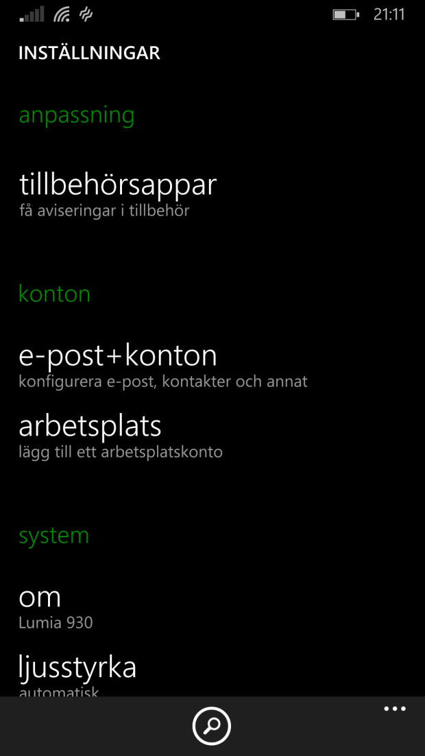 Windows Phone 8.1 update 2 till Lumia 930