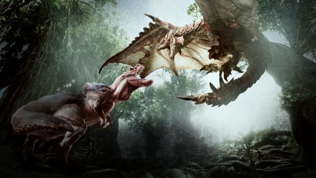 Jag spelar Monster Hunter World