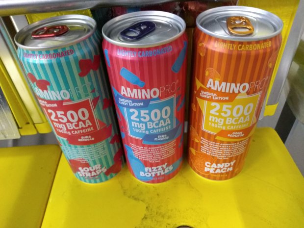 Energidryck med godis?