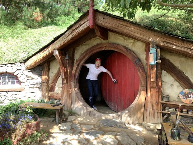Jag besöker Hobbitbyn