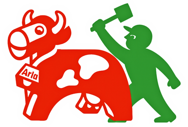 Heligt förbannad på Arlas hyckleri