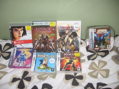 Helg, nya spel, praktik Gamestop?