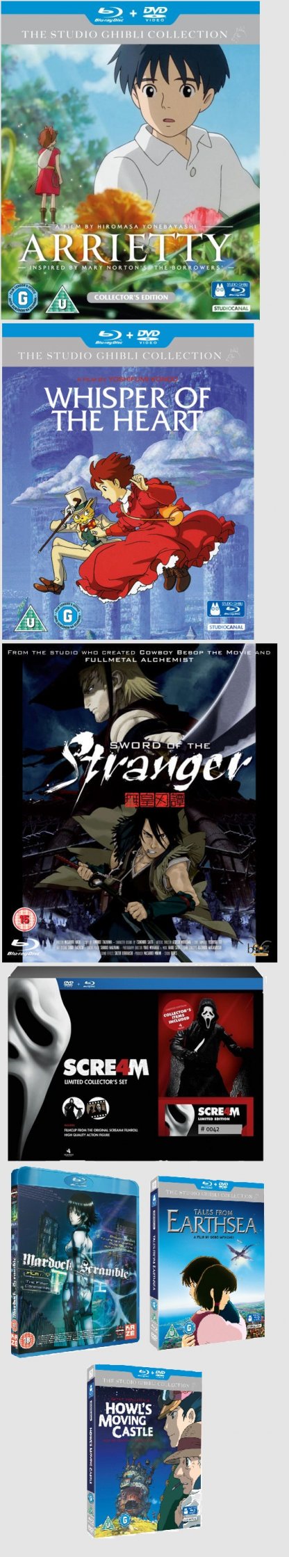 Nya anime blu-rays - Atreis blogg - Gamereactor