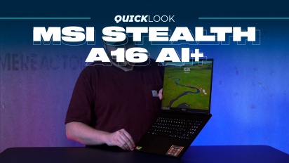 MSI Stealth A16 AI+ (Quick Look) - Supertunn, slående snygg