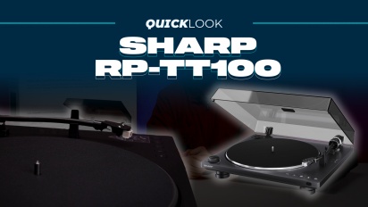 Sharp Automatic Turntable RPTT100 (snabb titt) – Klassisk stil med moderna bekvämligheter