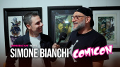 En seriev&auml;rld full av gr&ouml;nt och avsikt - Simone Bianchi Comicon Napoli Intervju