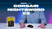 Corsair Nightsword V2 (snabb titt) - En mus som l&aring;ter dig jobba h&aring;rt, och sedan spela h&aring;rt