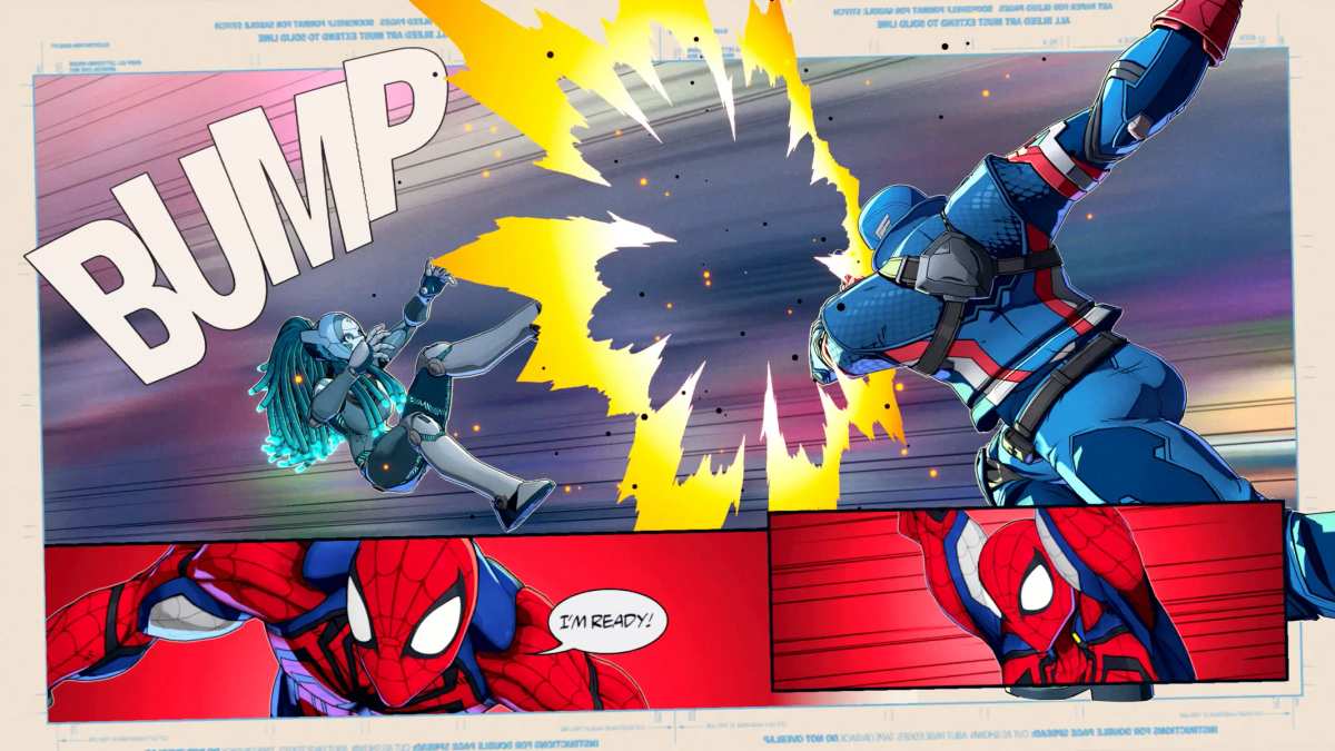 Skärmavbild från Marvel Tōkon: Fighting Souls som visar Cyclops när han attackerar en motståndare med en optisk salva.